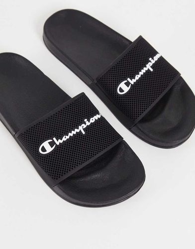 Sliders nere con scritta del logo - Champion - Modalova