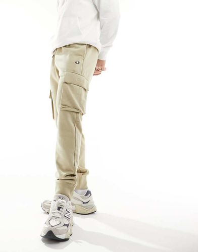 Pantaloni cargo beige con polsino - Champion - Modalova