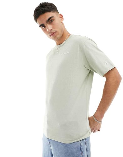 Champion - T-shirt girocollo verde - Champion - Modalova