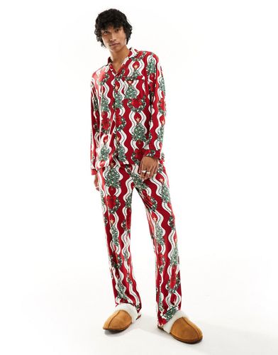 His & Hers - Set pigiama natalizio con stampa - Chelsea Peers - Modalova