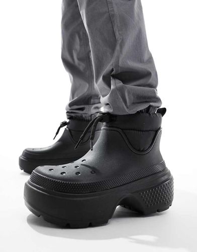 Stomp - Stivali imbottiti neri - Crocs - Modalova