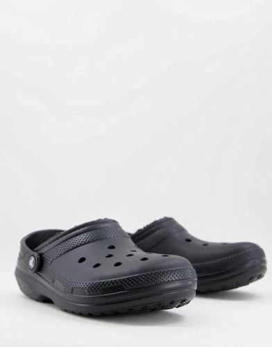 Zoccoli classici con interno in pelliccia neri - Crocs - Modalova