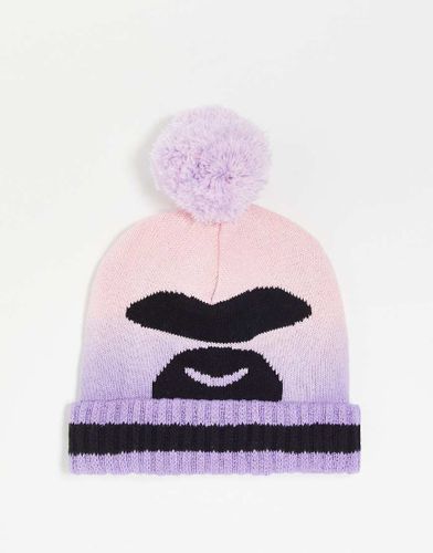Aape by A Bathing Ape - Berretto dip-dye con stampa del logo - AAPE BY A BATHING APE® - Modalova