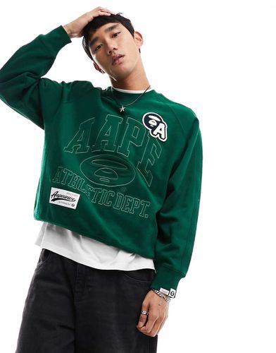 AAPE By A Bathing Ape - Felpa stile college - AAPE BY A BATHING APE® - Modalova