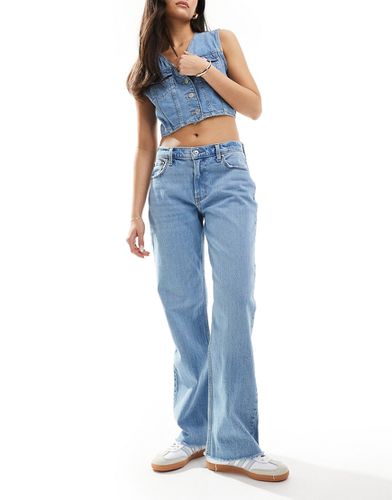 Curve - Love - Jeans ampi medio a vita bassa - Abercrombie & Fitch - Modalova