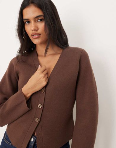 Gilet à manches amples - Marron - Abercrombie & Fitch - Modalova