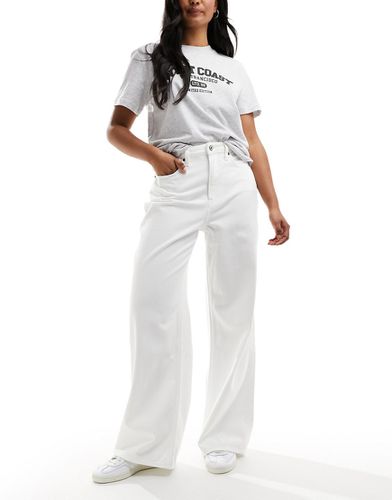 Jeans a fondo ampio e vita alta bianchi - Abercrombie & Fitch - Modalova