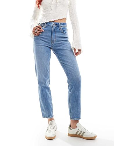 Mom jeans lavaggio medio - Abercrombie & Fitch - Modalova