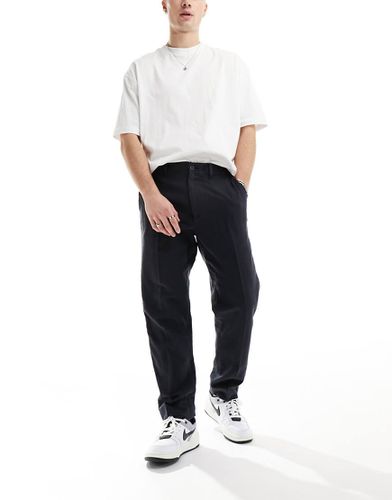 Malone - Pantaloni ampi neri a pieghe in misto lino - Abercrombie & Fitch - Modalova