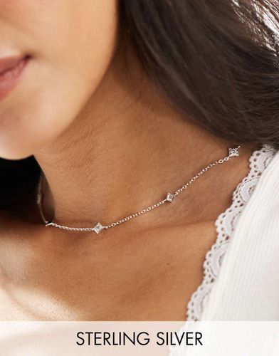 Collana delicata in sterling con dettagli - Accessorize - Modalova