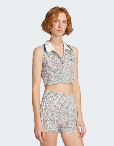 X Liberty London - Polo court sans manches - cassé/rouge semi-lucide - Adidas Originals - Modalova