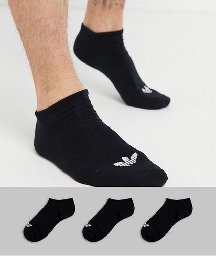 Adicolor - Confezione da tre paia di calzini sportivi neri con logo a trifoglio - adidas Originals - Modalova