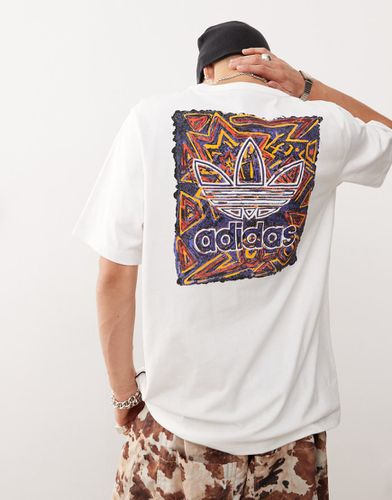 Archive - T-shirt bianca con grafica - adidas Originals - Modalova