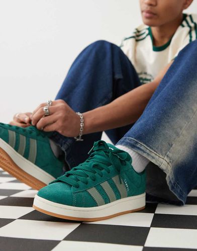 Campus - Sneakers stile anni '00 scuro e argento - adidas Originals - Modalova