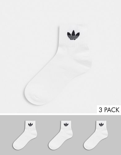 Confezione da 3 calzini con trifoglio bianchi - adidas Originals - Modalova