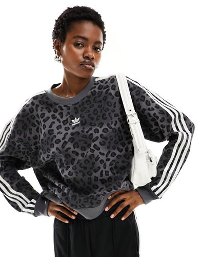 Leopard Luxe - Felpa con stampa leopardata - adidas Originals - Modalova