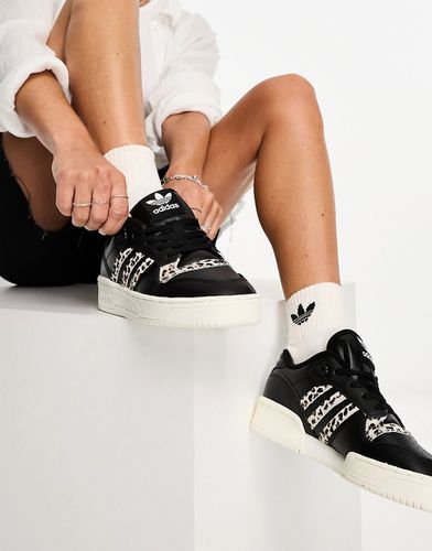 Rivalry - Sneakers basse nere e leopardate - adidas Originals - Modalova