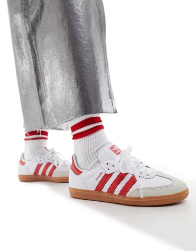 Samba - Sneakers bianche e rosse - adidas Originals - Modalova