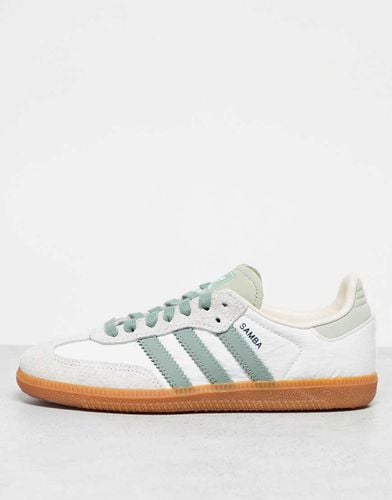 Samba - Sneakers bianche e verdi - adidas Originals - Modalova