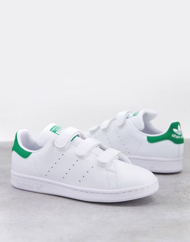 Stan Smith - Sneakers bianche e verdi con strap - WHITE - adidas Originals - Modalova