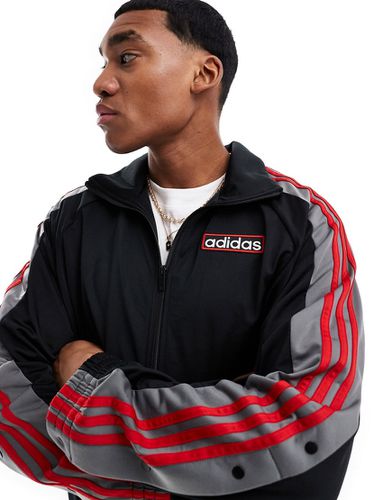Adidas - Adicolor Adibreak - Giacca della tuta nera e rossa - adidas Originals - Modalova