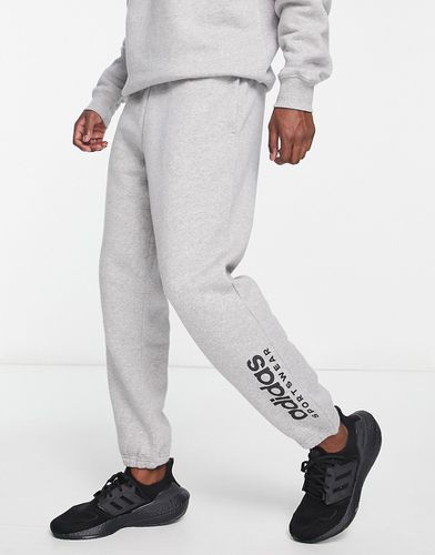 Adidas - Sportswear - Joggers grigi con logo lineare - adidas performance - Modalova