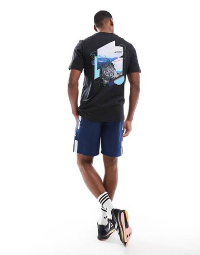 Adidas - Terrex - T-shirt nera con stampa sul retro - adidas performance - Modalova