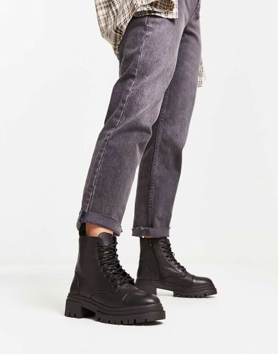 Bigmark - Stivaletti stringati in pelle nera - ALDO - Modalova