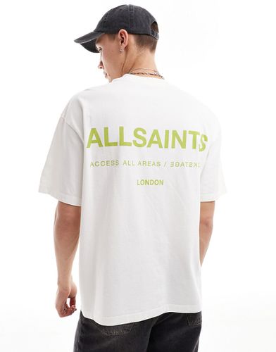 Access Underground - T-shirt oversize bianca - AllSaints - Modalova