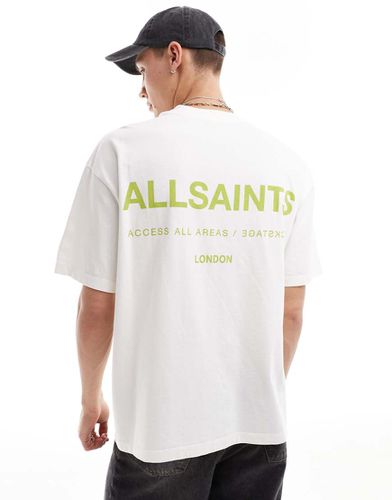 Access Underground - T-shirt oversize bianca - AllSaints - Modalova