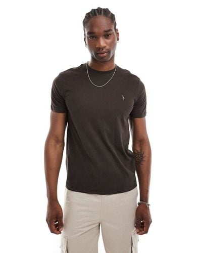 Brace - T-shirt in cotone pettinato scuro - AllSaints - Modalova