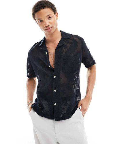 Cerrito - Camicia nera in pizzo - AllSaints - Modalova