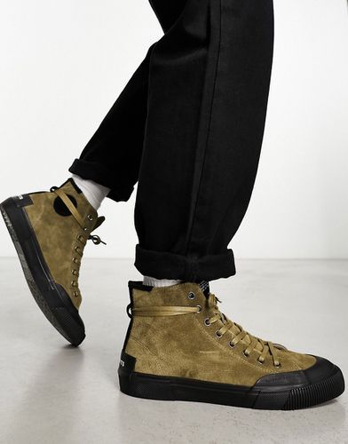 Dumont - Sneakers alte kaki scamosciate - AllSaints - Modalova