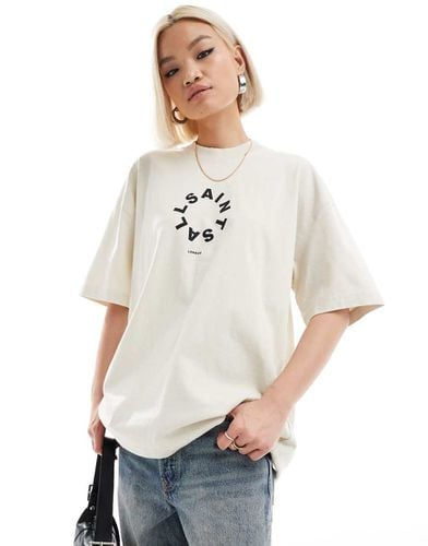 Tierra - T-shirt oversize écru - AllSaints - Modalova