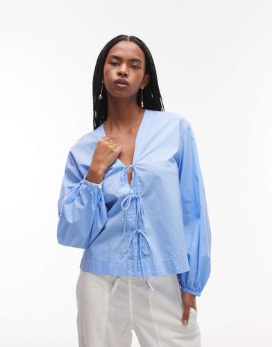 Blouse nouée devant à col V - Arket - Modalova