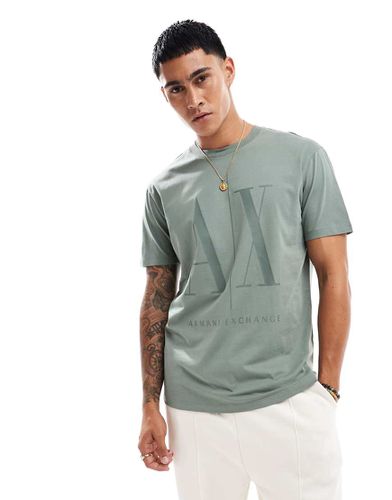 T-shirt con logo sul petto - Armani Exchange - Modalova