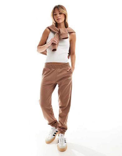 Armani - - Joggers felpati marroni con logo in coordinato - EA7 - Modalova