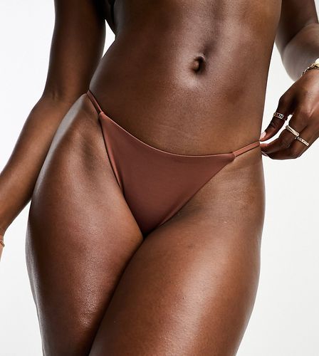 Slip bikini micro marrone cioccolato - AsYou - Modalova