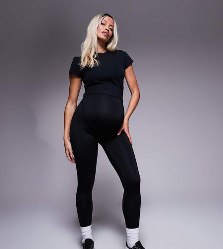 Maternity - Icon - Leggings da palestra neri modellanti sul retro - ASOS - Modalova