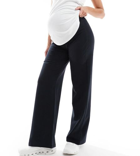 Maternity - Studio - Pantaloni da danza neri a fondo ampio morbidi al tatto - ASOS - Modalova