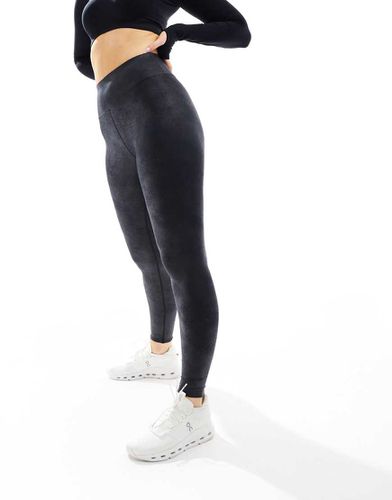 Hourglass - Leggings sportivi neri effetto pelle screpolata - ASOS - Modalova