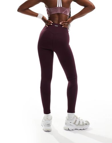 Icon - Leggings da palestra bordeaux modellanti sul retro - ASOS - Modalova