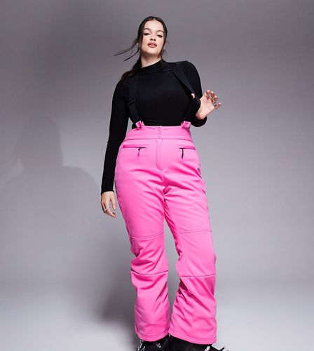 Plus - Ski - Pantaloni da sci a zampa idrorepellenti in soft shell - ASOS - Modalova