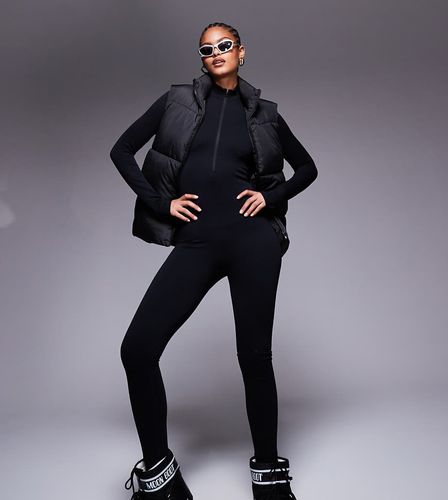 Tall - Ski - Top base layer nera termica senza cuciture - ASOS - Modalova