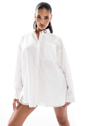 ASOS - Weekend Collective - Camicia oversize bianca - ASOS WEEKEND COLLECTIVE - Modalova