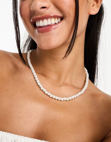 Collana in perle sintetiche di vetro - ASOS DESIGN - Modalova