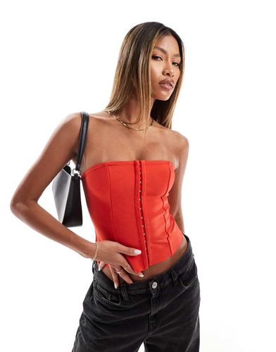 Corsetto a fascia con chiusura a gancetti - ASOS DESIGN - Modalova