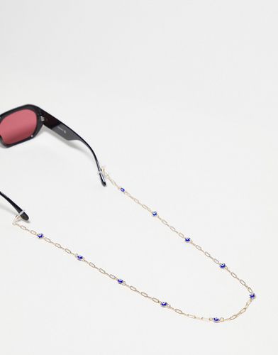 Catenina per occhiali da sole color con perline - ASOS DESIGN - Modalova