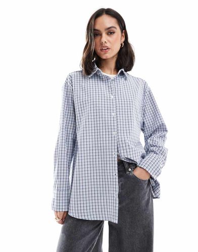 Camicia boyfriend oversize a quadri - ASOS DESIGN - Modalova