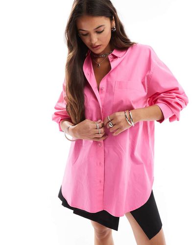 ASOS DESIGN - Camicia oversize rosa - ASOS DESIGN - Modalova